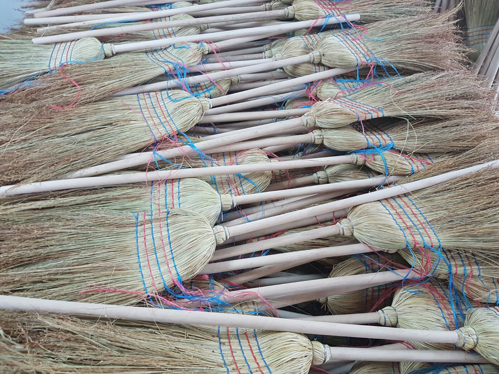 Sorghum brooms 5x stitched
